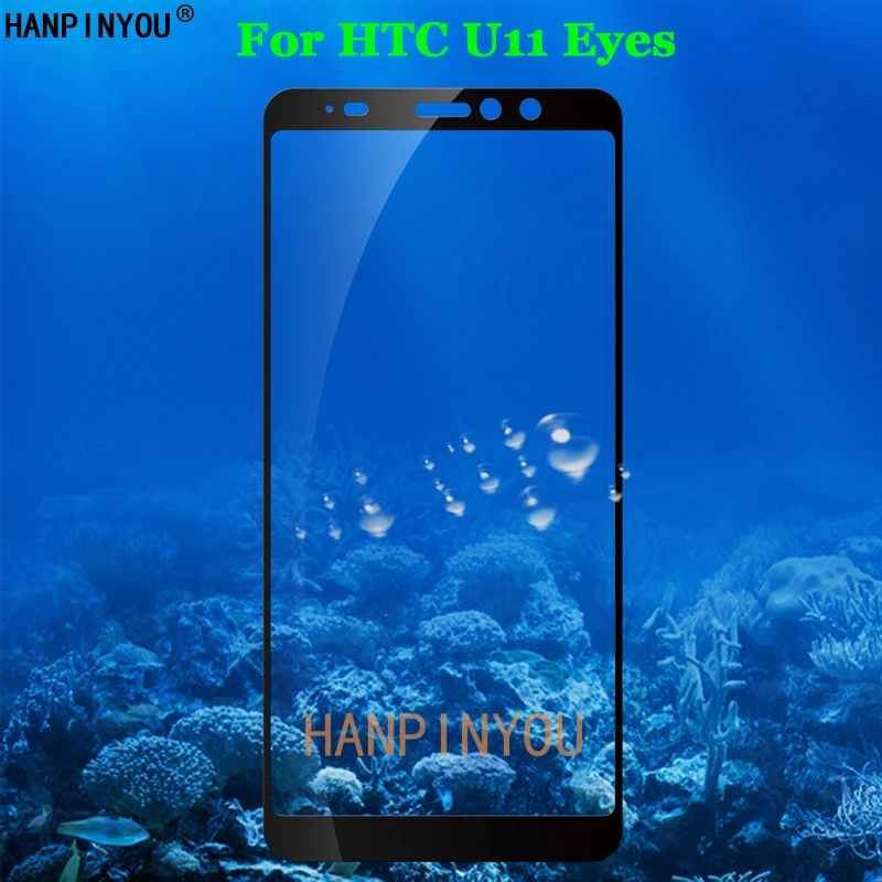 Для HTC U11 Eyes 6 0 &quotПолное покрытие закаленное стекло 9H 2.5D Премиум Защитная пленка
