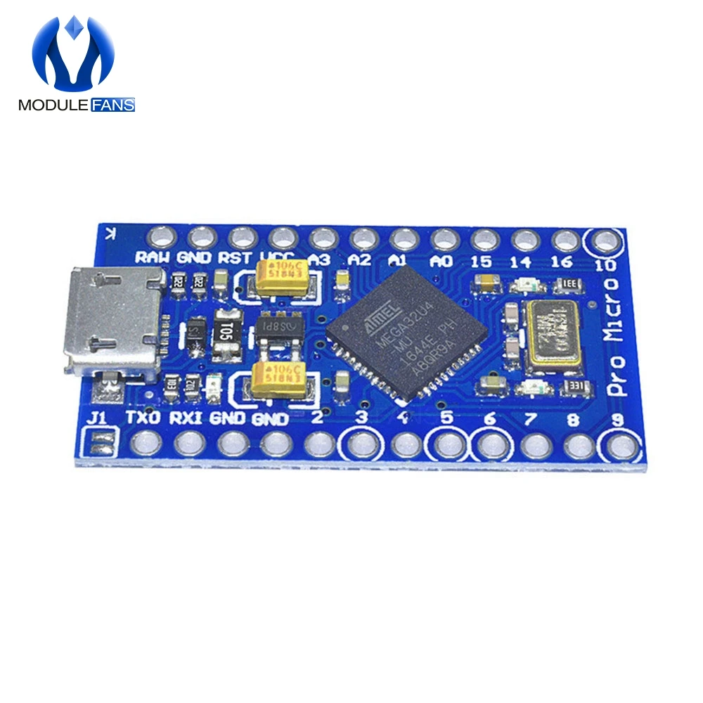 Pro Micro ATmega32U4 3,3 V 16 МГц заменить ATmega328 для Arduino Pro Mini с 2 Row штыревые для Leonardo Mini Usb Интерфейс