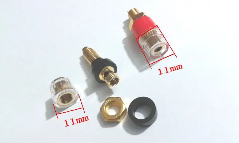 2 шт. медная переплетная клемма для штекера банана 4 мм|post| |