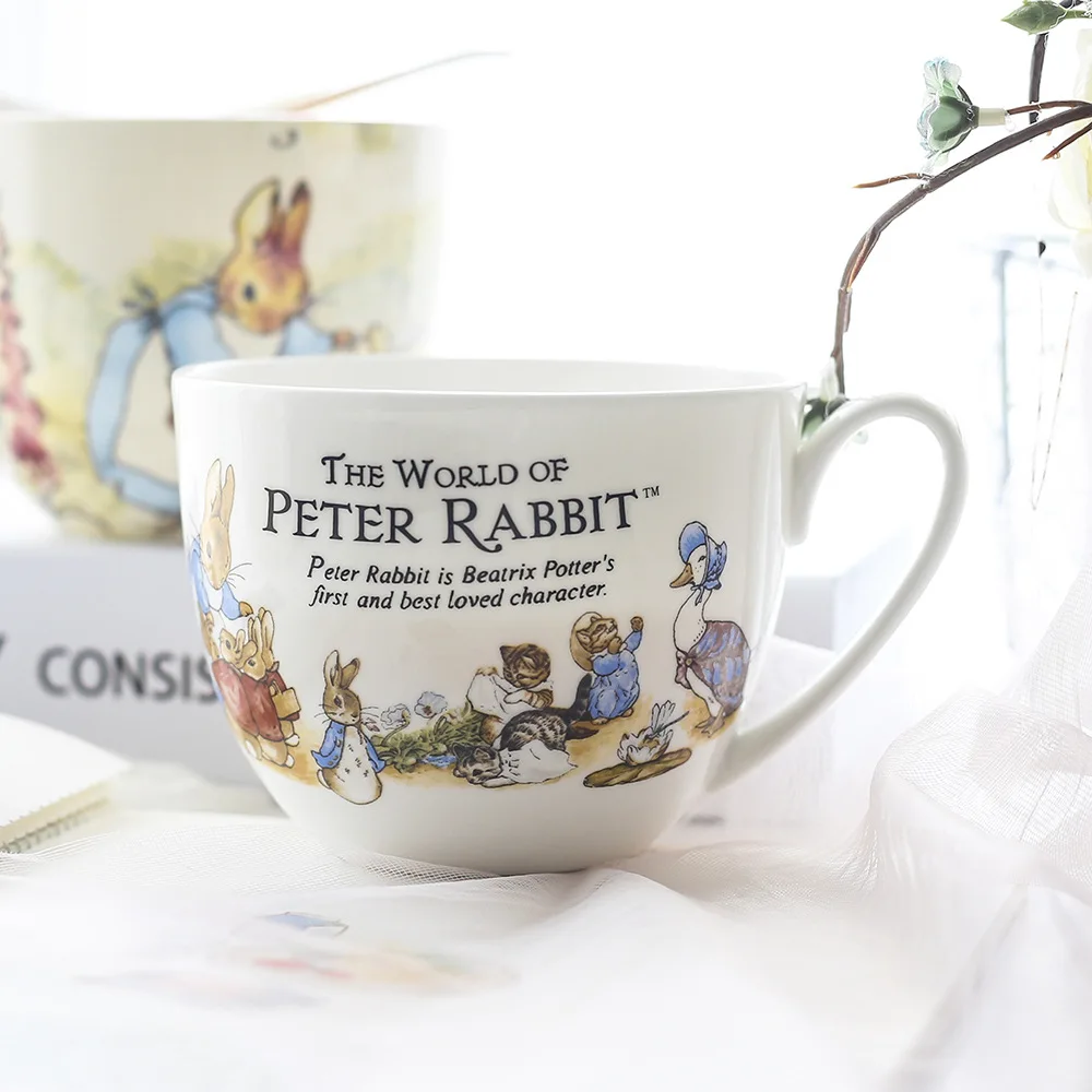 Питер Кролик 700 мл кофейная кружка для завтрака большая милая мультяшная аниме