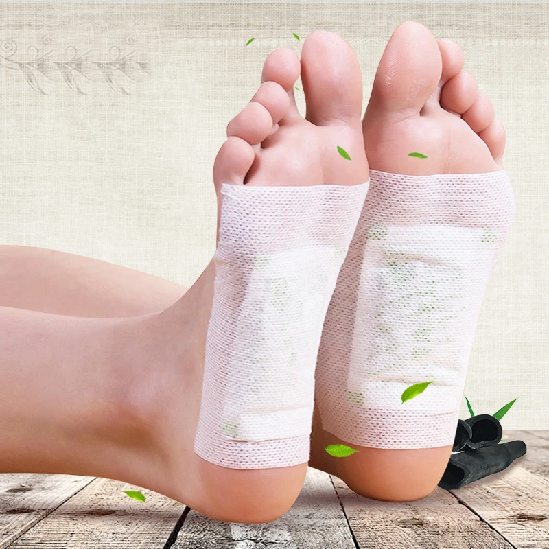 12 шт. Традиционная китайская медицина Детокс-пластырь для ног бамбуковый Vineger