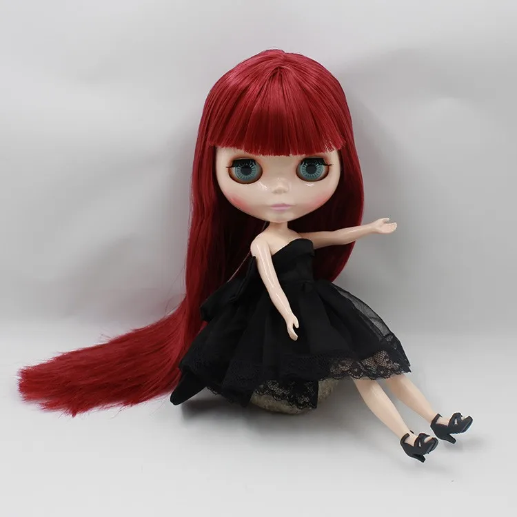 Кукла Nude Blyth для серий No.280YN2436-04 красные волосы подходит для DIY сменная игрушка для девочек