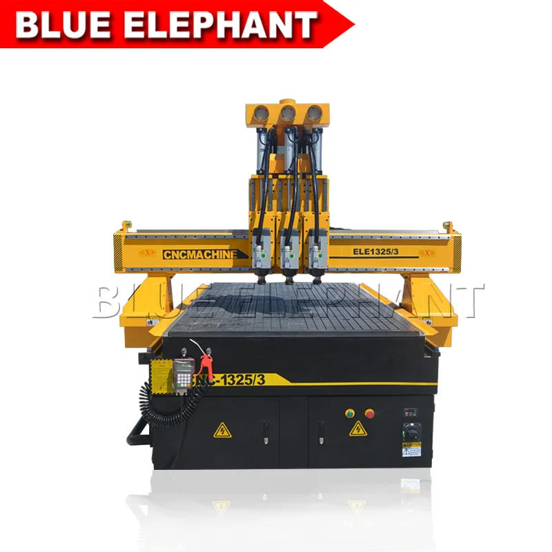 Multi spindle wood craft engraving cnc router 1325 three spindles homemade machine dsp control system | Инструменты