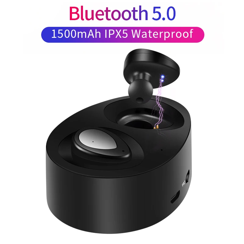 LIGE TWS 5 0 Bluetooth наушники мини беспроводные 3D стерео звук спортивные игровая