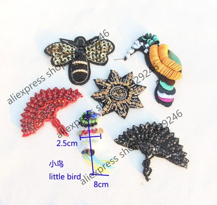 6 шт./лот маленькая птичка с украшением в форме бабочки Цвет Черный Дерево yello