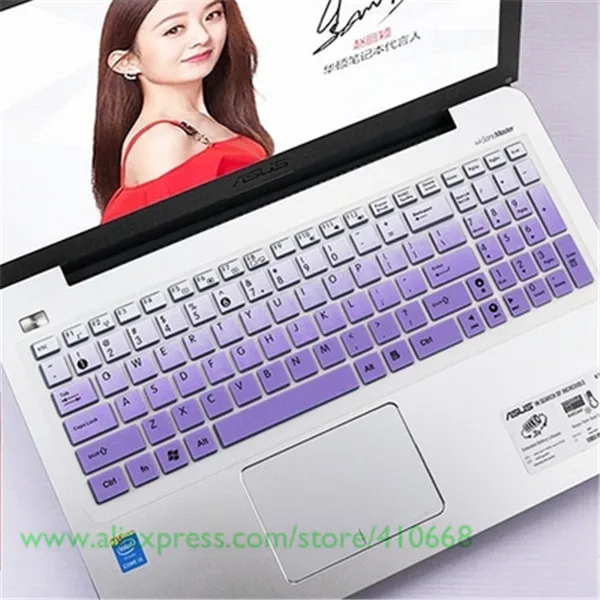 Силиконовый защитный чехол для клавиатуры ноутбука Asus Y581L A550 A550VB X501A X552M VX50IU FH5900V