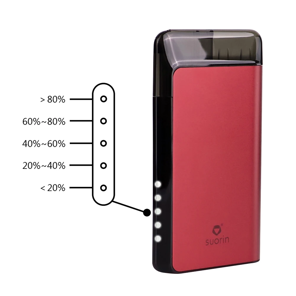 Оригинальный Vape Pod Kit Suorin Air Plus встроенный 930 мАч и 3 5 мл pod электронная сигарета