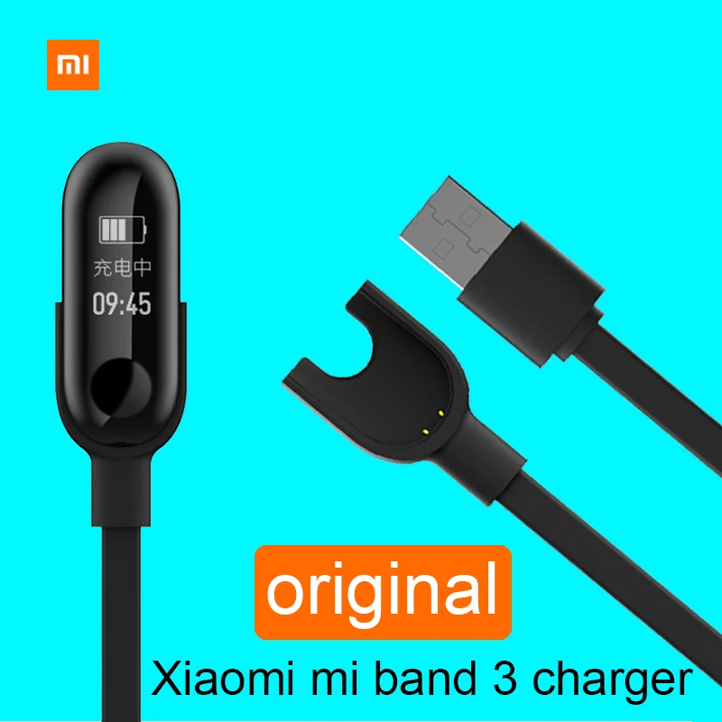 Оригинальный зарядный кабель Xiaomi Mi Band 3 позолоченные контакты для зарядки легко