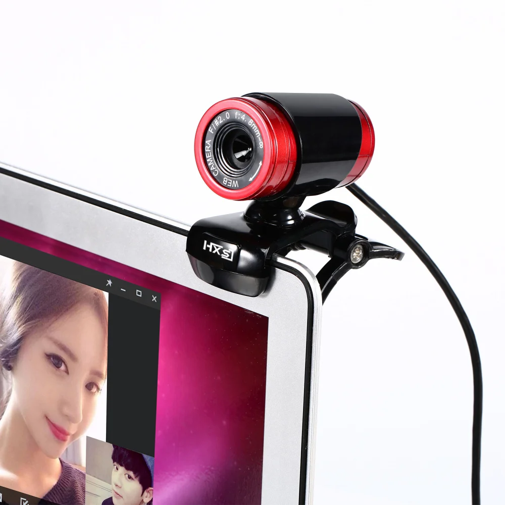 HXSJ new high-definition computer camera 480P video call built-in microphone for PC notebook smart box Webcam USB | Компьютеры и офис
