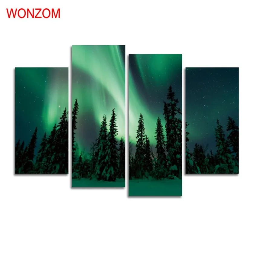 Gate Canvas Painting Street HD Printed Forest Wall Home Decor For Living Room Unframed Modular Arts New Year Cuadros Decoracion | Дом и сад