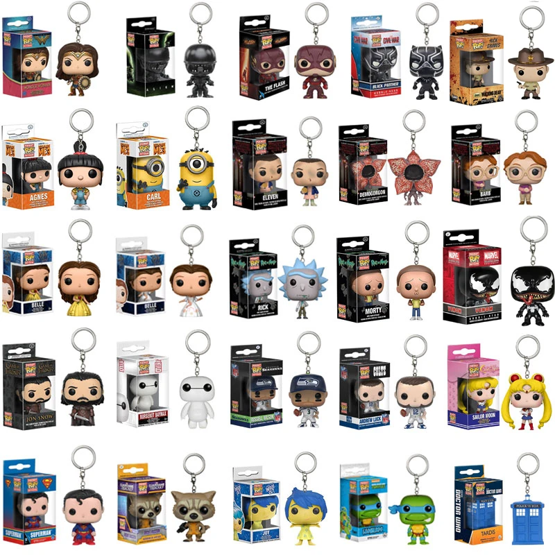 FUNKO POP чудо яд Человек паук Chivalrous США капитан волшебник Гадкий Миньоны фигурки