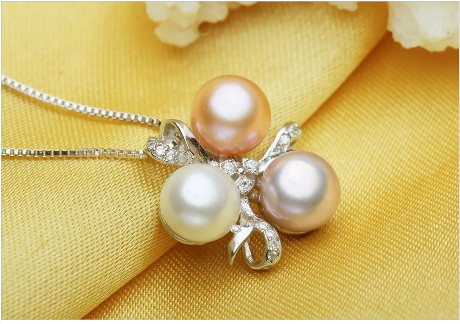 FENASY Fine Jewelry жемчужное ожерелье, Богемия белый розовый фиолетовый жемчуг ювелирные изделия Шарм ожерелье женщин жемчужный кулон AliExpress
