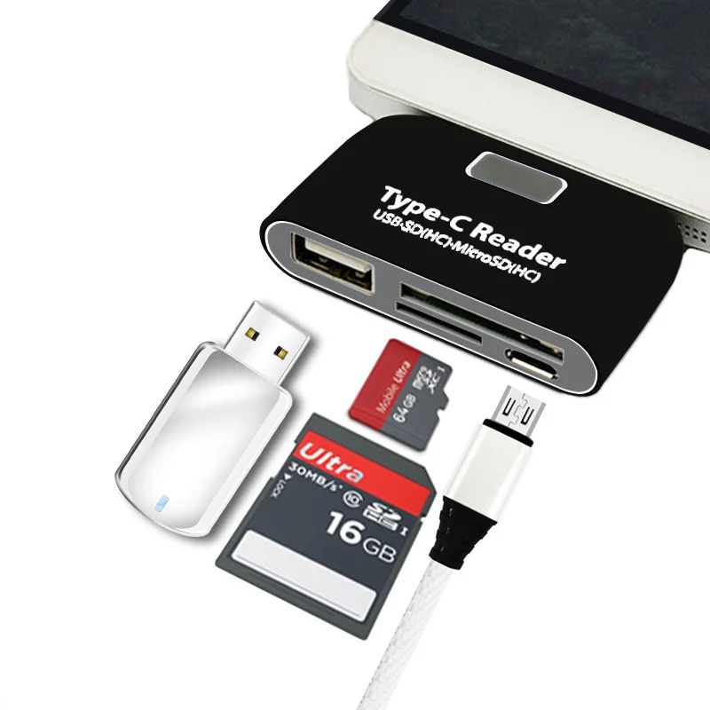 Тип C OTG адаптер Usb док станция для Android Phoner с Питание зарядки USB