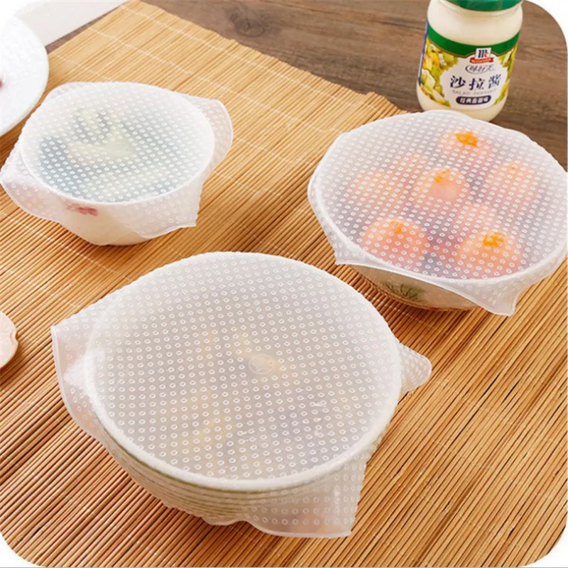 Кухонные аксессуары 3 шт. кухонные гаджеты силиконовые обертки для фруктов