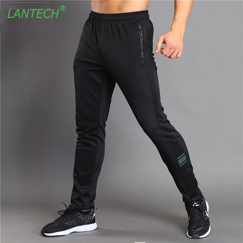 LANTECH Мужские штаны для бега фитнеса длинные упражнений модные повседневные