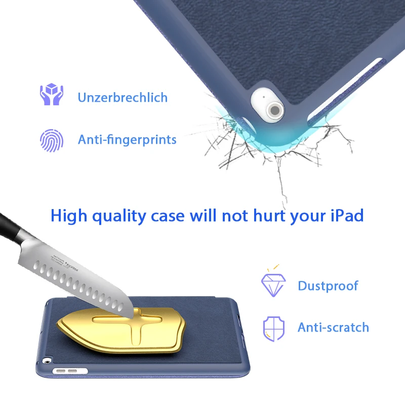 BGR Оригинальный чехол для планшетов iPad 9 7 2018 смарт пробуждение сон ультра тонкий с