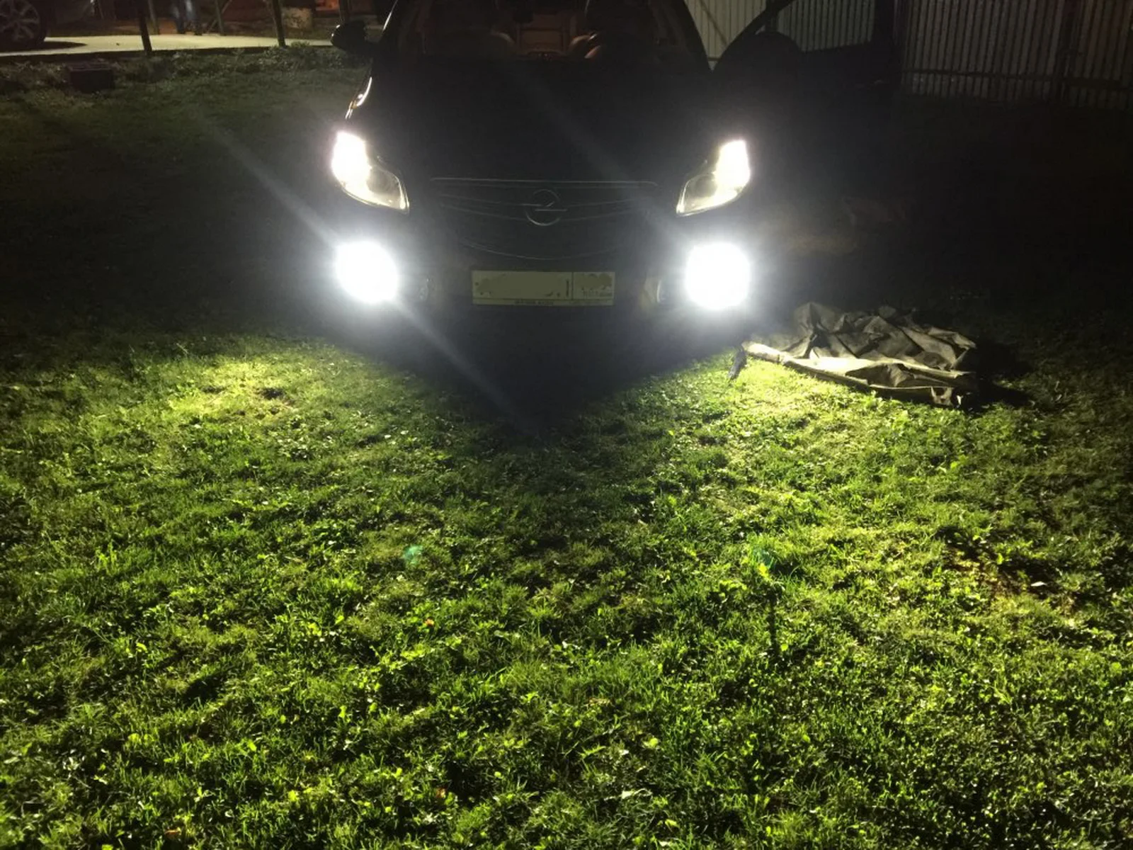 ANGRONG 2шт HB4 9006 высокой мощности 50 Вт светодиодный дневный Sidelight DRL противотуманные лампочки 12 В