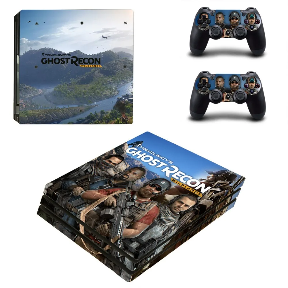 Наклейки на кожу PS4 PRO Ghost Recon Play station 4 Pro контроллер консоли крышки наклейки