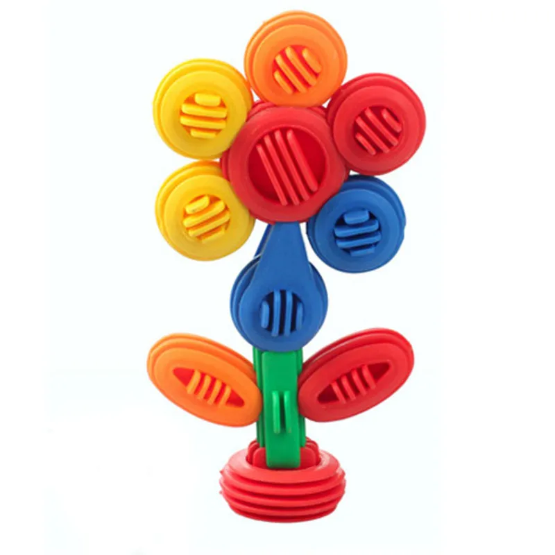 Новые забавные пластиковые строительные блоки для детей 3D игрушки DIY