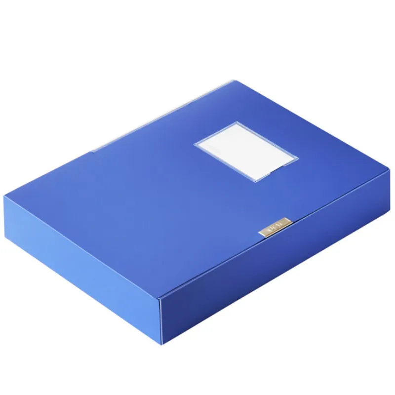

High Quality A4 Plastic File Box Office Stationery 55mm Student Supplies and Business Office Supplies