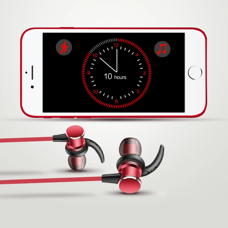 5 цветов Спортивные Bluetooth наушники музыка магнитного повесить Стиль 4 1 наушник