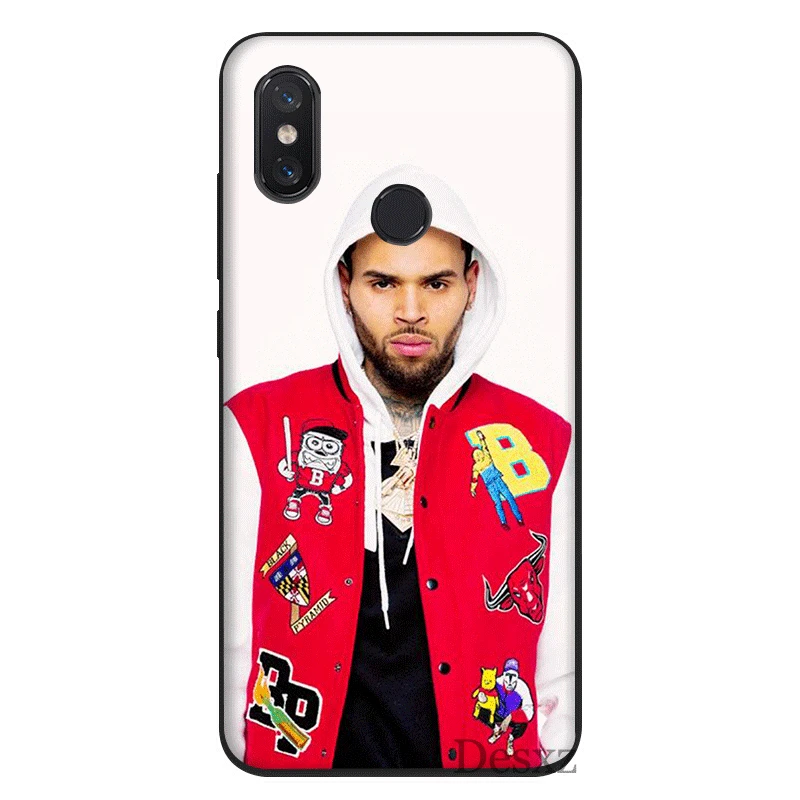 Чехол для телефона Xiaomi MiMAX3 6 8 9 10 SE A1 2 3 9T CC9 E Pro LiteSilicone Cover Chris Brown Breezy Bag | Мобильные