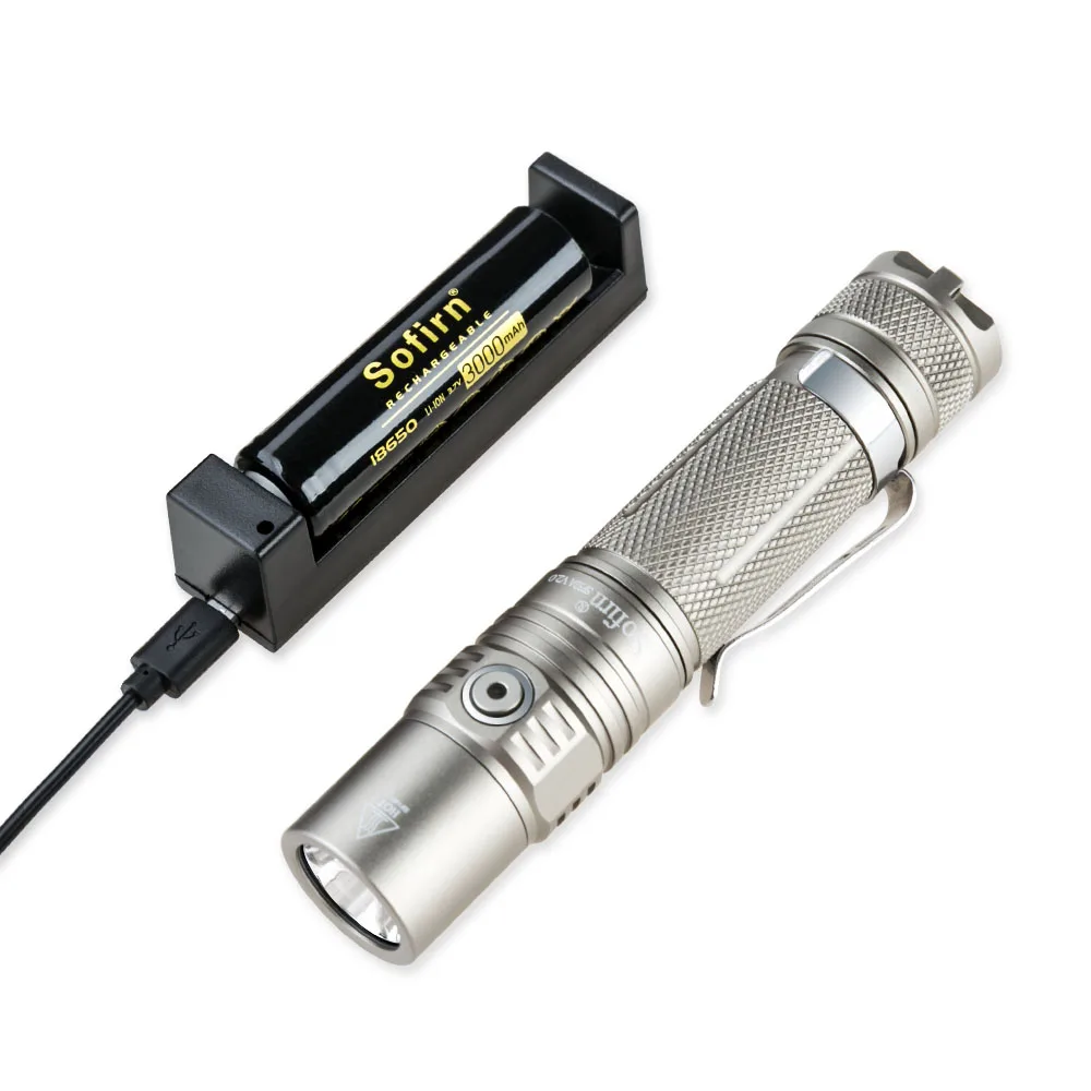 Sofirn SP32A V2.0 светодиодный фонарик 18650 CREE XPL2, светодиодный фонарь, тактический фонарь с регулировкой температуры, новинка