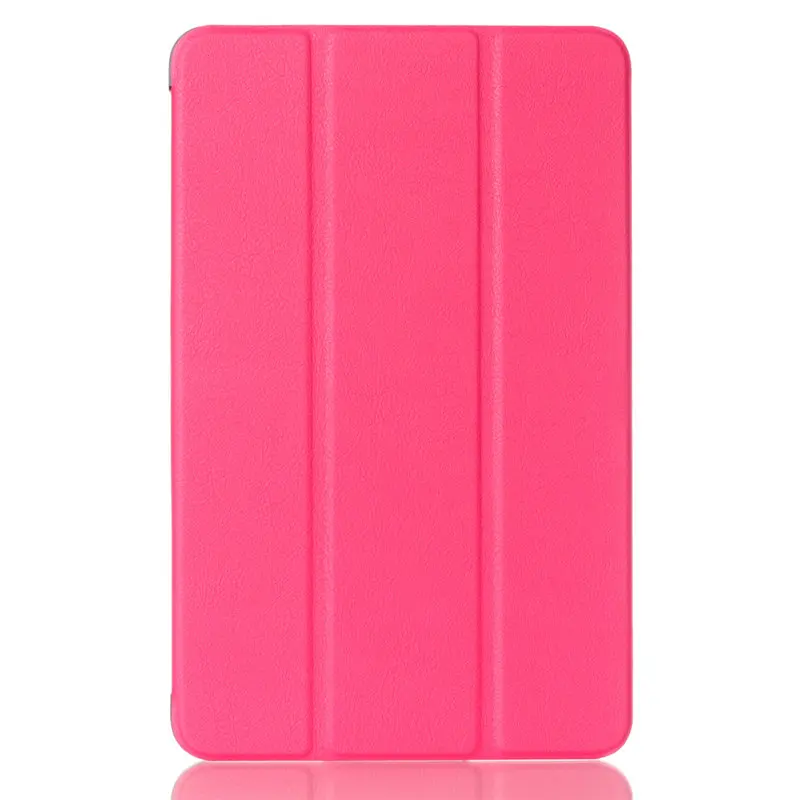 Ультра тонкий легкий Кастер 3-складной Folio Stand В виде ракушки рукава чехол для Samsung