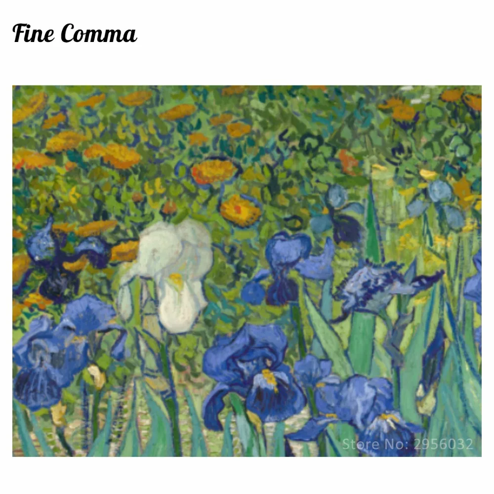 Kopen Irissen Les Iris 1889 By Vincent Van Gogh Handgeschilderde Olieverf Reproductie Replica Muur Canvas Schilderij Repro Kopie Thuis