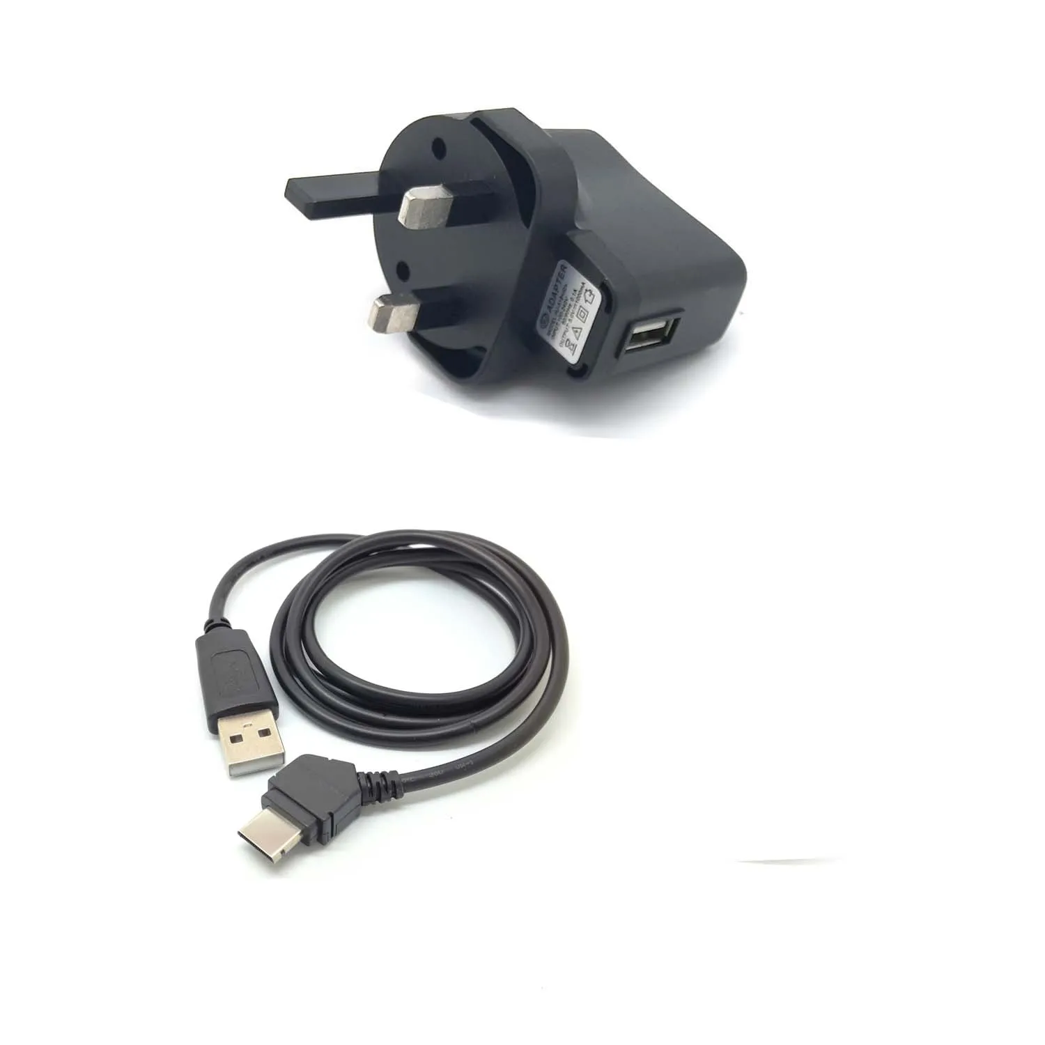 UK wall charger USB настенное зарядное устройство и кабель для передачи данных для SAMSUNG SGH-A437 A727 T219 U300 U600 SCH-R510 Wafer U420 Nimbus U740 Alias T629 E25 - Color: UK wall charger