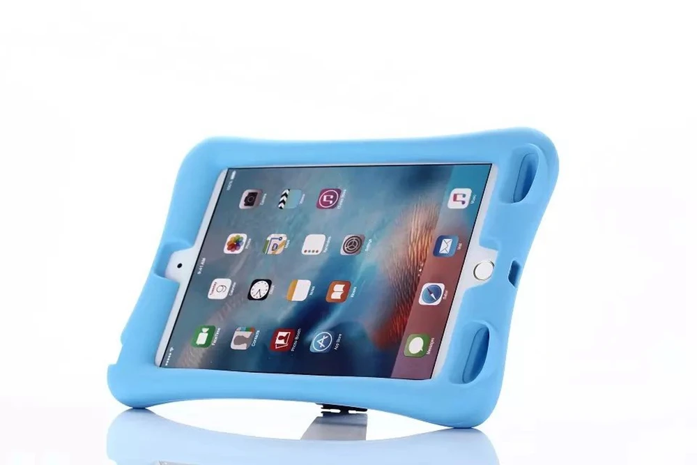 Чехол для Apple iPad mini 4 mini4 A1538 A1550 детская безопасная Противоударная мягкая силиконовая подставка чехол для планшета