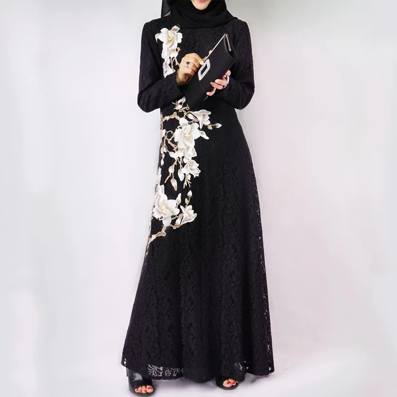 2019 Новое мусульманское платье женская мусульманская одежда марокканское