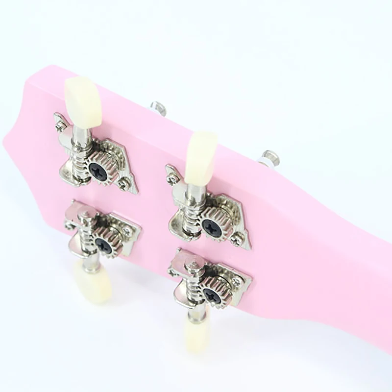 Mcool концертные Гавайские гитары укулеле, 23 дюйма, розовые Ukelele, 4 струны, Гавайские мини-гитары в форме сердца, отверстие для тона, липа, дерево, Uke