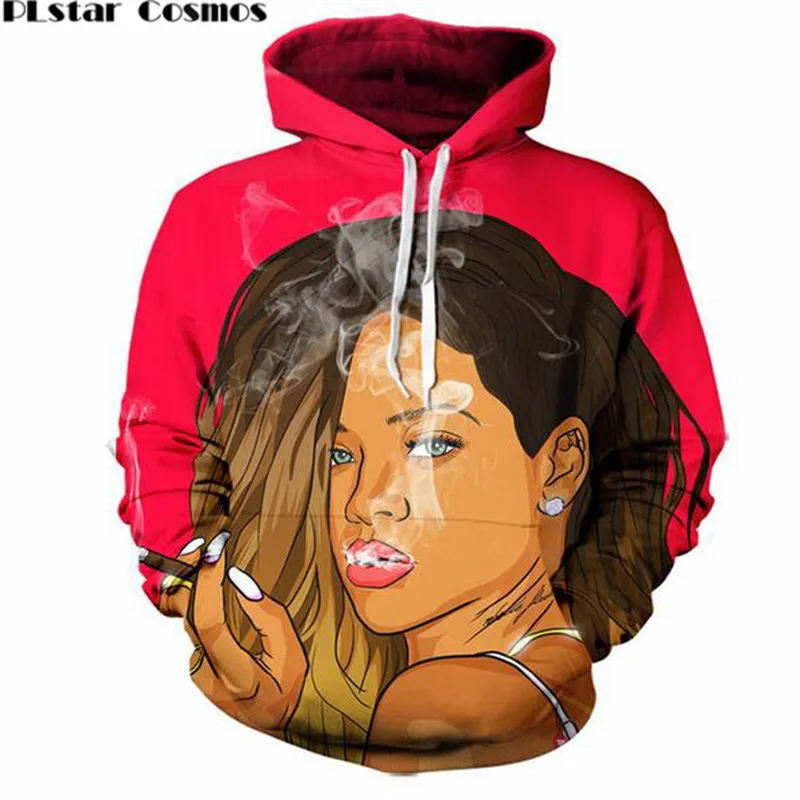 PLstar Космос уличный стиль Джемперы для мужчин женщин Красивые 3D толстовки Bad Gal