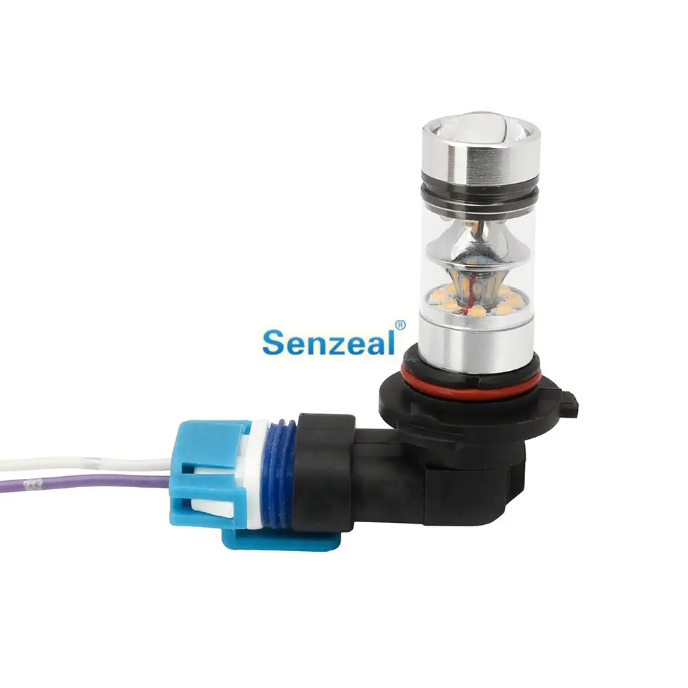 SENZEAL 2x 9006/HB4 цоколь держатель лампы база Медный провод светодиодная лампа ABS Вилки