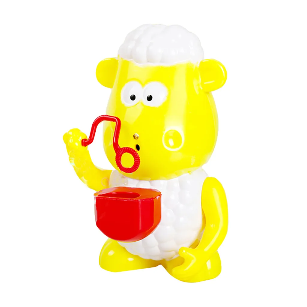 Игрушки Bubble для детей милый Овцы автоматический светодиодный Музыка пузырь машины игрушки пузыря воздуходувка вечерние летняя уличная игрушка