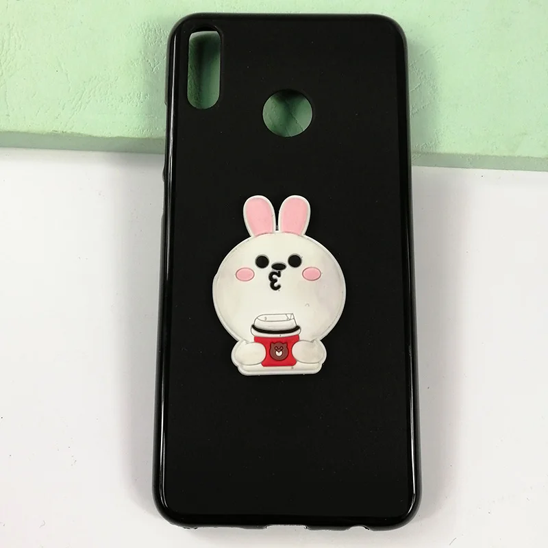 Soft Tpu Phone Case For Huawei Honor 8X Cases Honor8X Full Cover Diy Bear Rabbit Silicon Fundas Sheer |