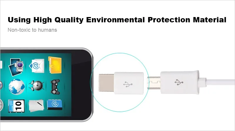 2 шт. USB 3 1 Type C к 5PIN Micro зарядное устройство Type-c адаптер для Samsung galaxy S9 + Note 8 ZUK Z1 xiaomi |