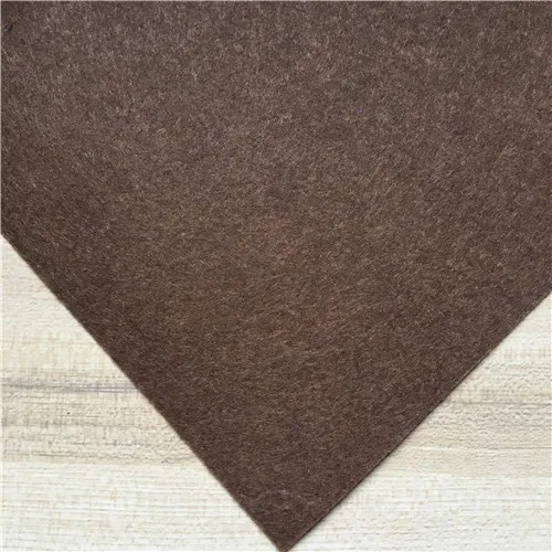 coffee 30*30 см Высокое качество фетровая Ткань DIY ремесло для детей Войлок оставить цветок игрушки подарки Швейные Сумки для хранения шерсть кукла из фетра Декор ткань - Цвет: coffee
