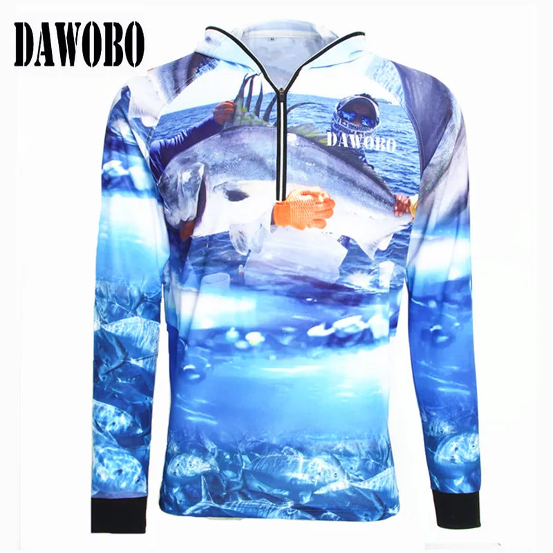 Летний стиль спортивная одежда для улицы рыбацкая рубашка с капюшоном защита от