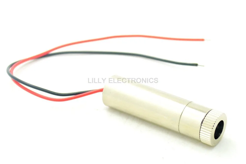 Регулируемый лазерный точечный модуль 40 нм фиолетовый синий 100 мВт 12x40 мм