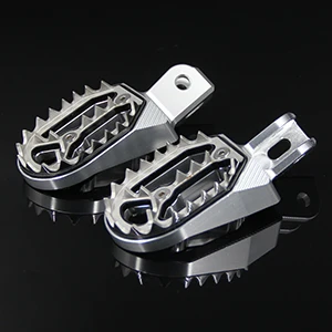 Sliver CNC Алюминиевые мотоциклетные подставки для ног Подножки для Honda CRF230 CRF 230 2003-2009 2004 2005 2006 2007 2008 - Цвет: Sliver