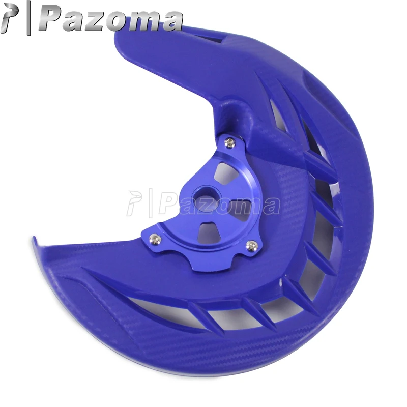 Pazoma МОТОЦИКЛ синий передний тормозной диск Защитная крышка для Yamaha YZ250F YZ250FX YZ450F