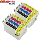 Совместимые чернила T0711 к T0714 для Epson Office B40W BX300F BX310FN Stylus D78 D92 D120 DX4000 SX209 DX4450 SX115 S21 принтер