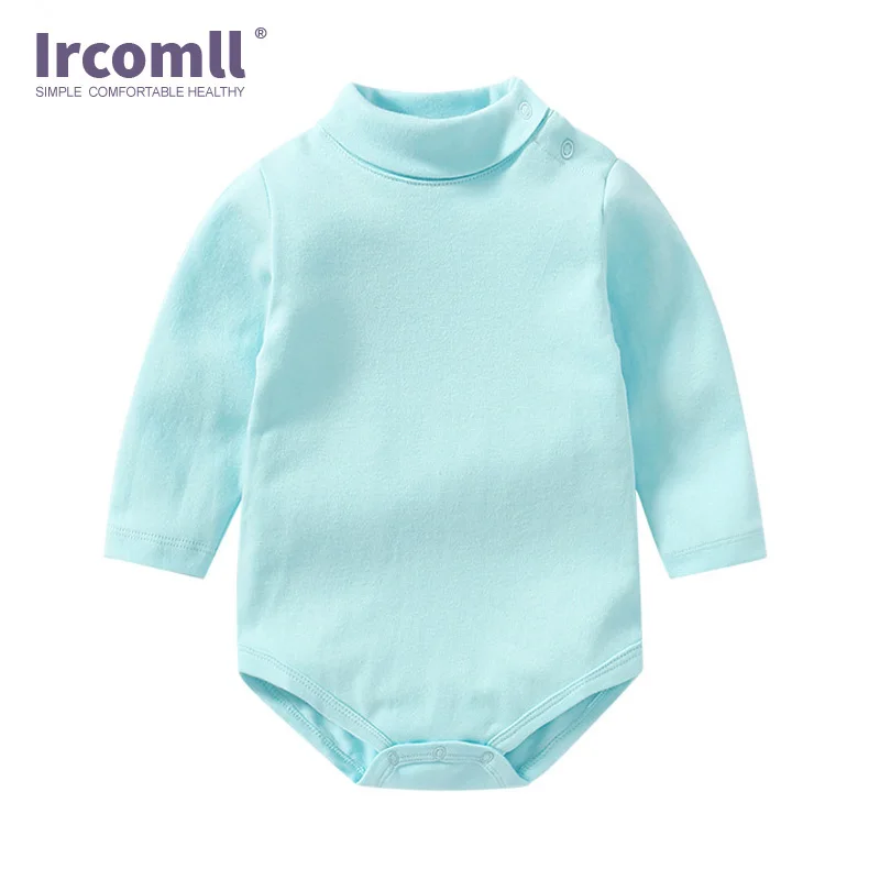 Ircomll/Одежда для новорожденных; хлопковый комбинезон с длинными рукавами для маленьких девочек и мальчиков; roupas infantil; 1 предмет