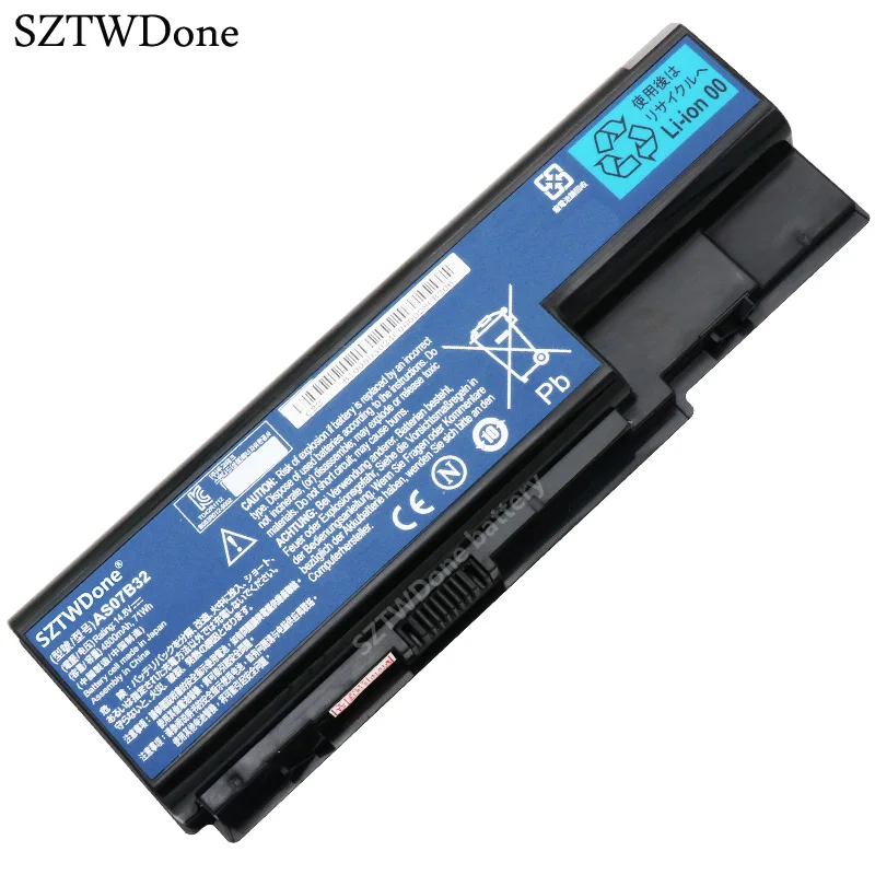 Новый аккумулятор SZTWDone AS07B32 для ноутбука ACER 5739G 5720G 5920G 5930G 5940G 6920G 7520G 7330G 8930G 5942G AS07B42