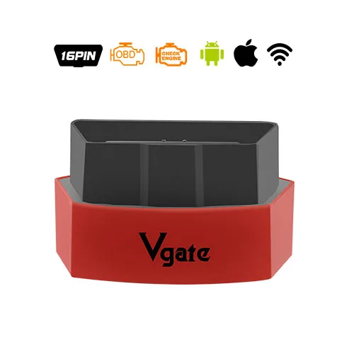 Vgate iCar 3 ELM327 wi-fi OBD2 считыватель кодов Сканер для IOS Android PC V1.5 Супер Мини elm 327 icar3 wi fi - Цвет: red