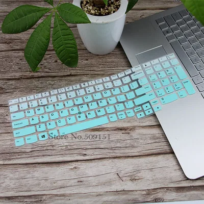 Gradual Skyblue Для 15,6 дюймов новые lenovo ThinkPad P51s P52S E580 E585 T590 E590 L580 Мягкая Силиконовая защита для клавиатуры ноутбука крышка - Цвет: Gradual Skyblue