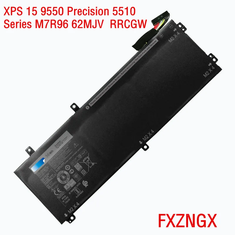 11 4 V 56WH Новый RRCGW Аккумулятор для ноутбука DELL XPS 15 9550 Precision 5510 M7R96 62MJV|Комплекты