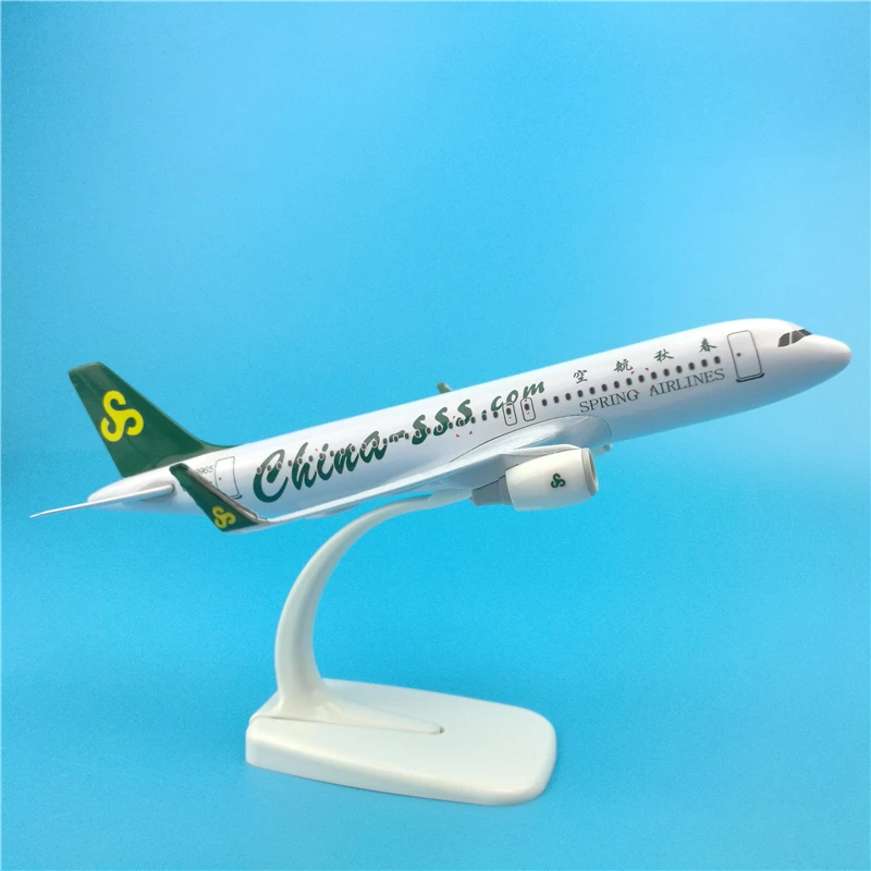 20 см весенние авиалинии A320 металлическая модель самолета Китай SSS.com Весна